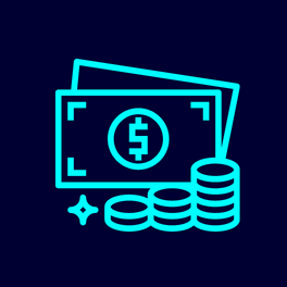 Icon of money illustrations.