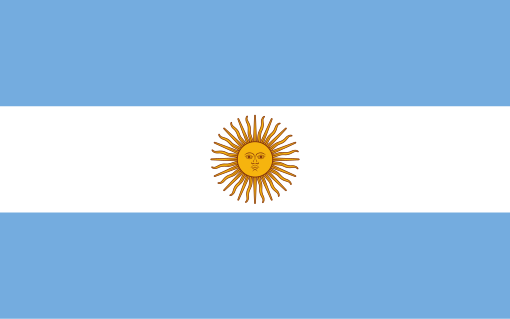 Graphic of the Argentine flag