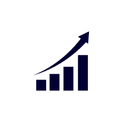 Icon of a graph illustrating investment opportunities